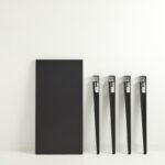 Τουαλέτα κρεβατοκάμαρας Elaea ανθρακί μαύρο χρώμα 90x45x75cm ed15993 - Image 4