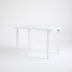 Τραπεζαρία Eurotas άσπρο μελαμίνη 120x60x75εκ ed16014 - Image 5