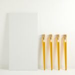 Γραφείο Eridanos λευκή κίτρινη μελαμίνη 120x60x75cm ed16030 - Image 4