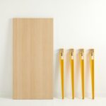 Γραφείο Eridanos ξύλινo κίτρινο χρώμα μελαμίνη 120x60x75cm ed16035 - Image 4