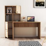 Γραφείο Vorrei plus oak χρώμα μελαμίνη 156 8x51 5x146 8cm ed16080 - Image 5