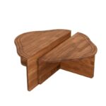 Τραπεζάκια σαλονιού Alto Chestnut χρώμα ξύλο 90x45x40cm ed16101 - Image 3