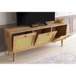 Έπιπλο TV Frosinone oak χρώμα μελαμίνη 140x40x60cm ed1612 - Image 4
