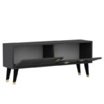 Έπιπλο τηλεόρασης Aquila ανθρακί μελαμίνη 120x30x50cm ed16172 - Image 5