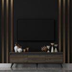 Έπιπλο τηλεόρασης Century καρυδί χρώμα 150x45x30cm ed16175