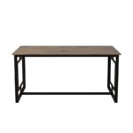 Τραπεζαρία Alin μαύρο μελαμ΄΄ινη 160x90x76εκ ed1618 - Image 4