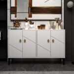 Μπουφές Myria λευκό χρώμα μελαμίνη 120x75x30 cm ed16190