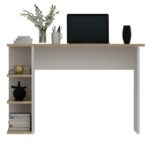 Γραφείο Nuovo Sapphire Oak λευκό 110x45x71 8cm μελαμίνη ed16221 - Image 5