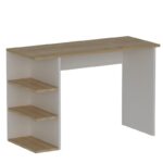 Γραφείο Nuovo Sapphire Oak λευκό 110x45x71 8cm μελαμίνη ed16221 - Image 3