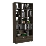 Βιβλιοθήκη Penguen καρυδί μελαμίνη 93 6x29 6x186 6εκ ed16280 - Image 5