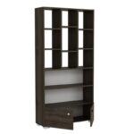 Βιβλιοθήκη Penguen καρυδί μελαμίνη 93 6x29 6x186 6εκ ed16280 - Image 4