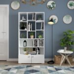 Βιβλιοθήκη Penguen άσπρο μελαμίνη 93 6x29 6x186 6εκ ed16281