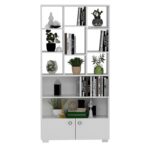 Βιβλιοθήκη Penguen άσπρο μελαμίνη 93 6x29 6x186 6εκ ed16281 - Image 5