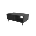 Τραπέζι σαλονιού Nando ανθρακί μελαμίνη 100x60x43εκ ed16320 - Image 4