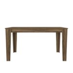 Τραπέζι Alora καρυδί χρώματος 145x85x76 2cm μελαμίνη ed1632 - Image 4