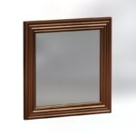 Καθρέπτης Bale σετ 2 τεμάχια μπρονζέ 40x3x40εκ ed16414 - Image 4