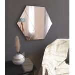 Καθρέφτης Anassa mdf λευκό 70x60cm ed16425 - Image 5