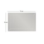 Καθρέφτης Relsa mdf λευκό 50x75cm ed16427 - Image 2