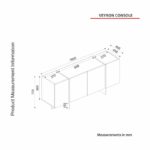 Σετ επίπλων σαλονιού Verona 180x45x32 3cm μελαμίνη ed16511 - Image 3