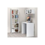 Set γραφείου Giusto μελαμίνη 90x44 5x74cm λευκό ed16536 - Image 3