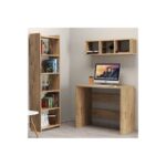 Set γραφείου Giusto μελαμίνη 90x44 5x74cm Atlantic Pine ed16537