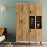 Ντουλάπι Gread atlantic pine μελαμίνη 106x47x174εκ ed16568