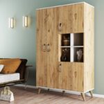 Ντουλάπι Gread atlantic pine μελαμίνη 106x47x174εκ ed16568 - Image 4