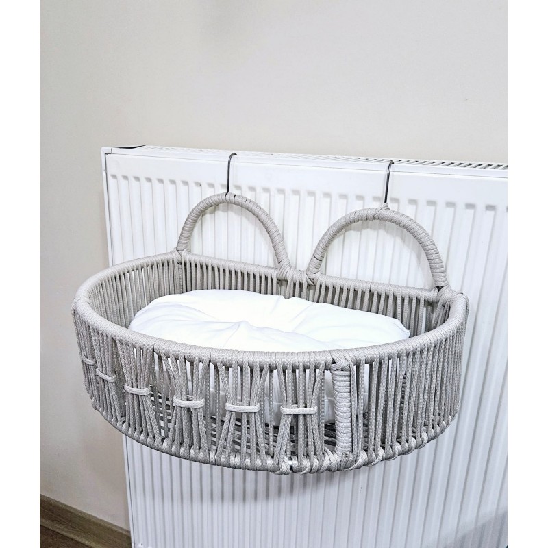 16599_0-800x800 Κρεβάτι για κατοικίδια Peti κρεμ μέταλλο 51x33x27εκ ed16599 - Image 1