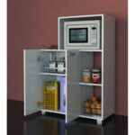 Ντουλάπι κουζίνας Pars λευκό 90x41 8x123 5cm ed1668 - Image 4