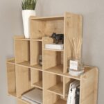 Ραφιέρα Adis δρυς μελαμίνη 70x21x88 7εκ ed16709 - Image 4