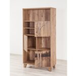 Βιβλιοθήκη Mare Atlantic Pine χρώμα μελαμίνη 80x36xH155cm ed1676 - Image 4