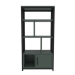 Βιβλιοθήκη Valero μαύρο πράσινο μελαμίνη 60x29 6x120εκ ed16814 - Image 4