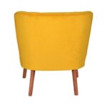 Πολυθρόνα Moon River κίτρινο ύφασμα 64x75x65cm ed16846 - Image 2