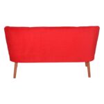 Καναπές διθέσιος Moon River κόκκινο χρώμα 140x71x78cm ed16862 - Image 2