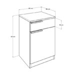 Κομοδίνο Kmd-711-Sd-1 ed16896 - Image 2