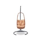 Μονή Κουνιστή Καρέκλα Κήπου Florya - Camel Black ed16911