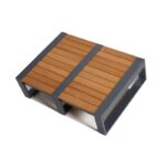 Σετ σαλονιού κήπου Lapuarta 1 - Grey Black ed16947 - Image 2