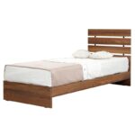 Μονό κρεβάτι Fuga 100 - Walnut ed16957