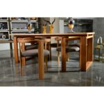 Καρέκλα Ciliegia καφέ ξύλο 47x57x71cm ed1696