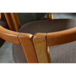 Καρέκλα Ciliegia καφέ ξύλο 47x57x71cm ed1696 - Image 4