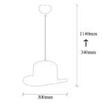 Φωτιστικό οροφής Tel 30x9x114εκ ed17262 - Image 2