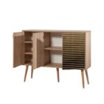 Μπουφέ Mente 2 SONOMA OAK ΜΕΛΑΜΙΝΗ 120x36xH90cm ed1734 - Image 3