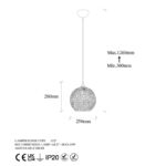 Φωτιστικό οροφής Hay 25x25x126εκ ed17351 - Image 2