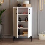 Παπουτσοθήκη Melone λευκό χρώμα μελαμίνη 60x35x111cm ed1739 - Image 5