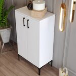 Παπουτσοθήκη Melone λευκό χρώμα μελαμίνη 60x35x111cm ed1739 - Image 4