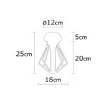 Φωτιστικό οροφής Oul 18x12x25εκ ed17477 - Image 4