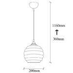 Φωτιστικό οροφής Gold 20x20εκ ed17509 - Image 5