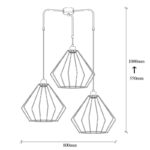 Φωτιστικό Οροφής Maden 80x33x100εκ ed17534 - Image 3