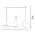 Φωτιστικό οροφής Diamond 23x23x30εκ ed17543