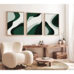 Πίνακας MDF με κορνίζα 3 τεμάχια 50 x 70 εκ ed17603 - Image 4